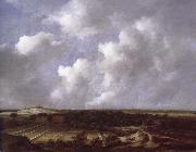 Jacob van Ruisdael View of the Dunes near Bl oemendaal with Bleaching Fields France oil painting artist